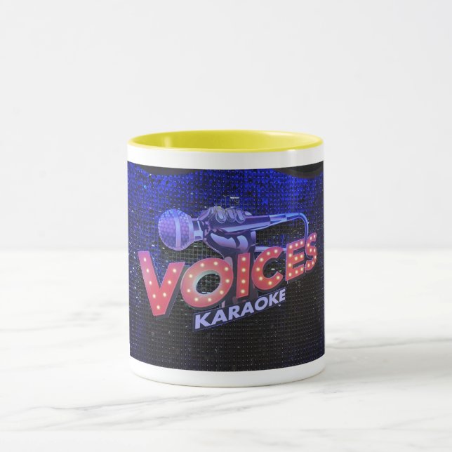 Mug Voices. Different colors. 325 ml. (Centre)