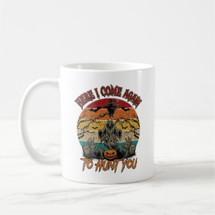 Mug Voici à nouveau la Faucheuse Halloween Citrouille_
