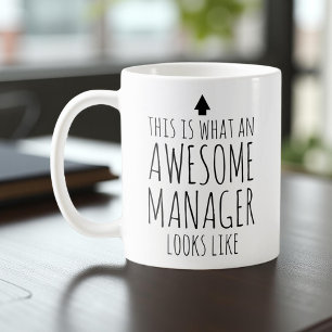 Mug Voici à quoi ressemble un gestionnaire incroyable