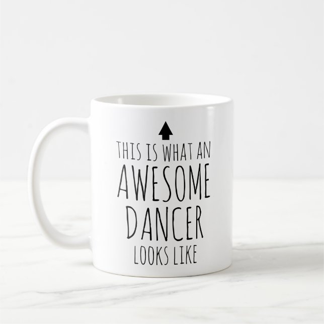 Mug Voici à quoi ressemble une danseuse géniale (Gauche)