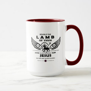 Mug Voici l'agneau de YHVH