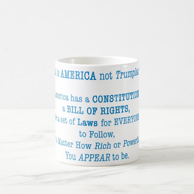 Mug Voici l'Amérique (Centre)
