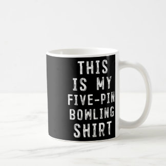 Mug Voici Mon Bowling Shirt Bowler À Cinq Pôles