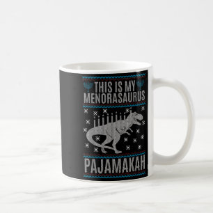 Mug Voici Mon Menorah-saurus Heureux Hanoukka Dinosaur