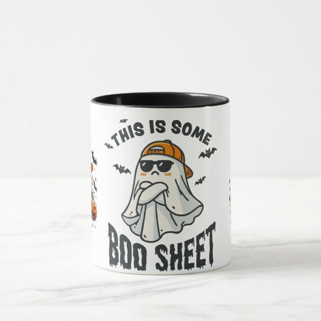 Mug Voici un certain Bosheet Ghost Éffrayant (Centre)