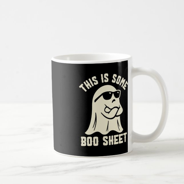 Mug Voici Une Petite Feuille De Boite Halloween Ghost  (Droite)