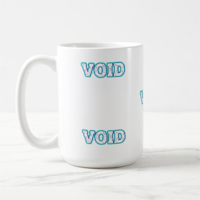Mug VOID//CRACKED : Entrez dans l'abîme électrique (Gauche)