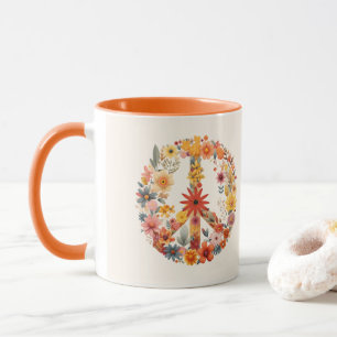 Mug Voie de Paix fleur sauvage
