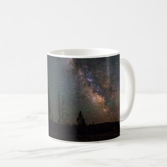 Mug Voie Lactée au-dessus du lac Firehole (Devant droit)