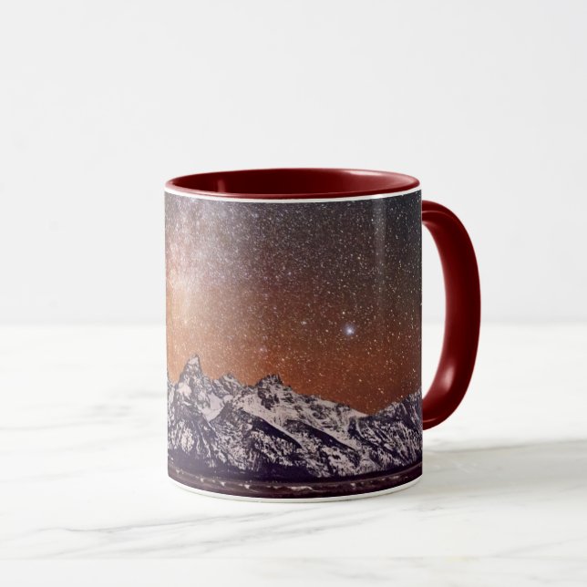 Mug Voie Lactée sur Grand Teton (Devant droit)