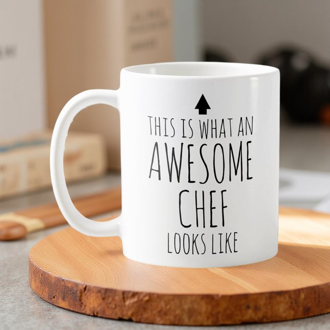 Mug Voilà à quoi ressemble un chef génial (Créateur téléchargé)