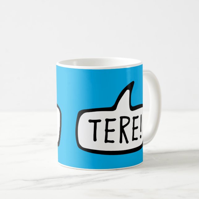 Mug Voilà ! Bonjour, Bonjour en estonien, Eesti Keel (Devant droit)