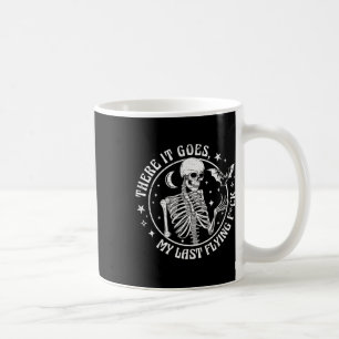 Mug Voilà Mon Dernier Vol D'Halloween Squelette