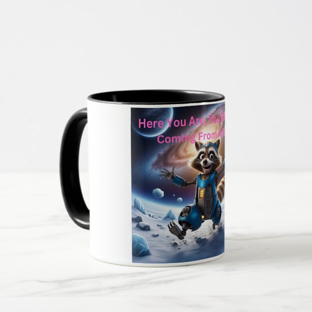 Mug Voilà, tu dois venir de loin (Devant gauche)