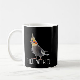 Mug Voile Cockatiel Avec Il Propriétaire D'Oiseaux Gri