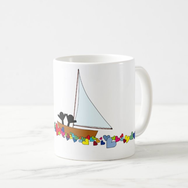 Mug Voile par amour (Devant droit)