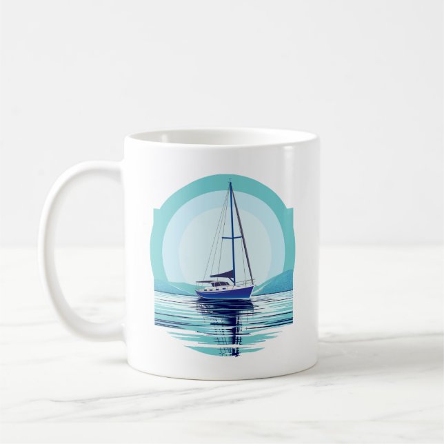 Mug Voilier ancré (Gauche)