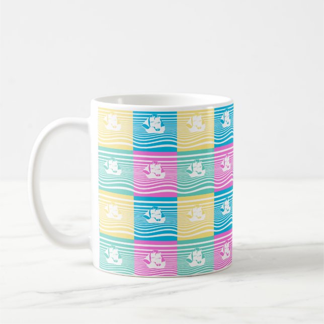 Mug Voilier motif (Gauche)