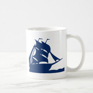 Mug voilier nautique bateau à vagues eau de mer