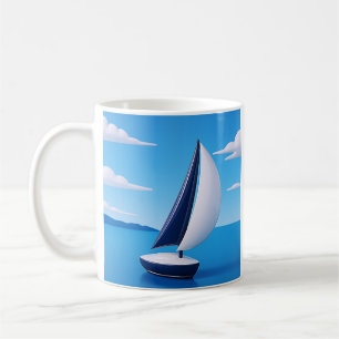 Mug Voilier paisible Océan