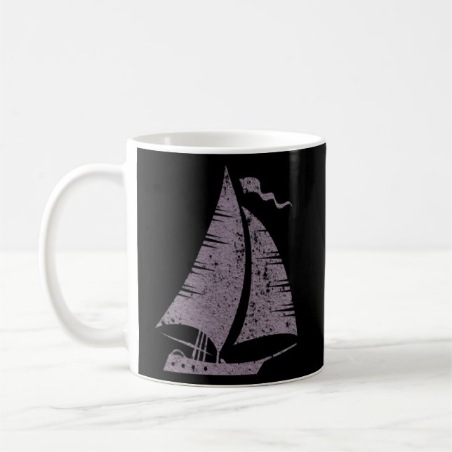 Mug Voilier voilier voilier yacht voile motif yacht vo (Gauche)