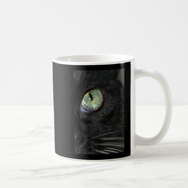 MUG VOIR DE CAT NOIR (Droite)
