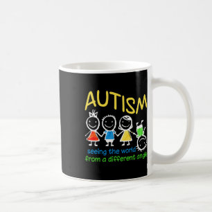 Mug Voir Le Monde À Un Autre Angle De L'Autisme
