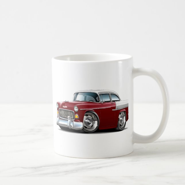 Mug Voiture 1955 Marron-Blanche de Chevy Belair (Droite)