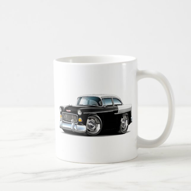 Mug Voiture 1955 Noir-Blanche de Chevy Belair (Droite)