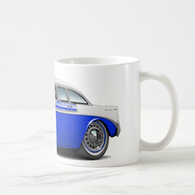 Mug Voiture 1956 Bleu-Blanche de Chevy Belair (Droite)
