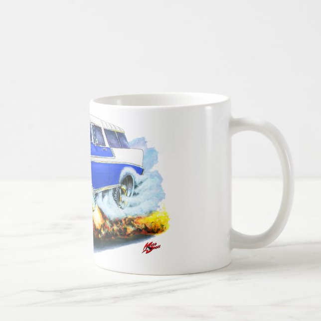Mug Voiture 1956 de bleu de nomade de Chevy (Droite)