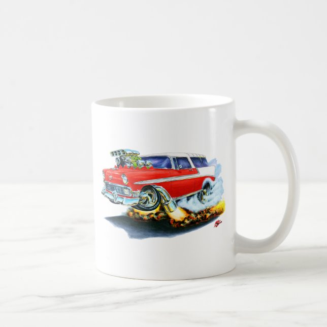 Mug Voiture 1956 de rouge de nomade de Chevy (Droite)