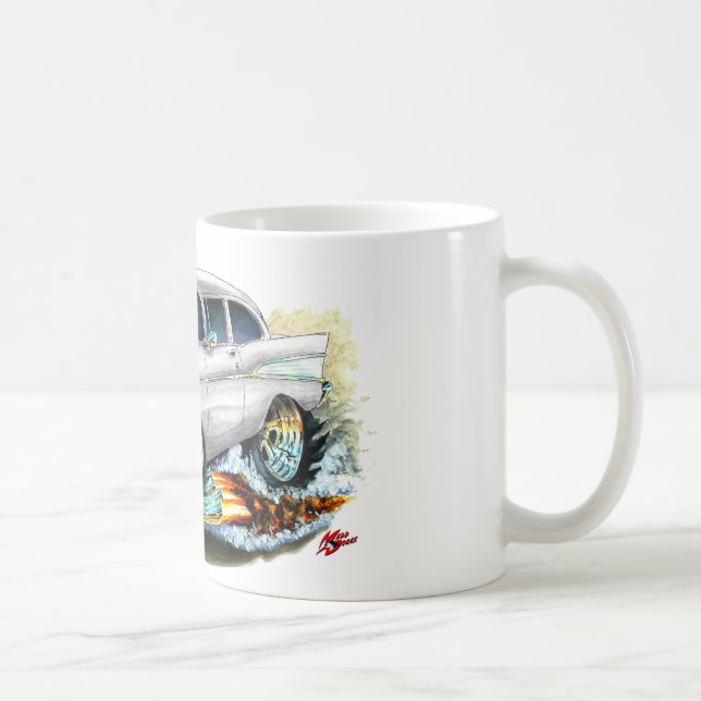 Mug Voiture 1957 blanche de Chevy 150-210 (Droite)