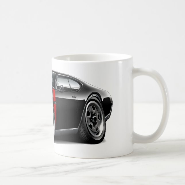 Mug Voiture 1968 Noir-Rouge d'Olds 442 (Droite)