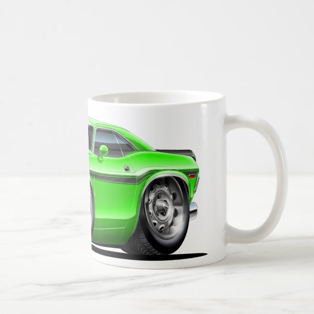 Mug Voiture 1970-72 verte de challengeur (Droite)