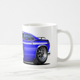 Mug Voiture 1970 de bleu de Plymouth Cuda