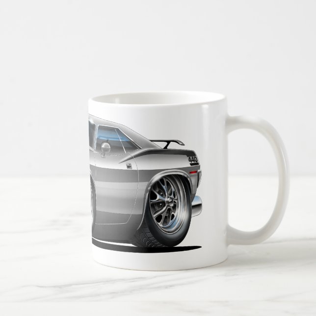 Mug Voiture 1970 de gris de Plymouth Cuda (Droite)