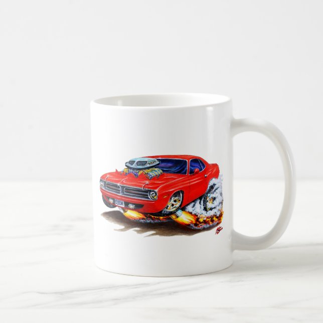 Mug Voiture 1970 de rouge de Cuda (Droite)