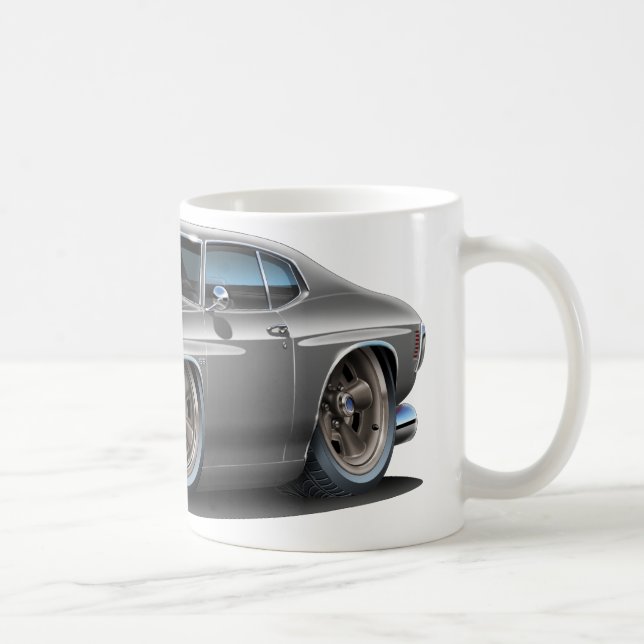 Mug Voiture 1971-72 Gris-Noire de Chevelle (Droite)