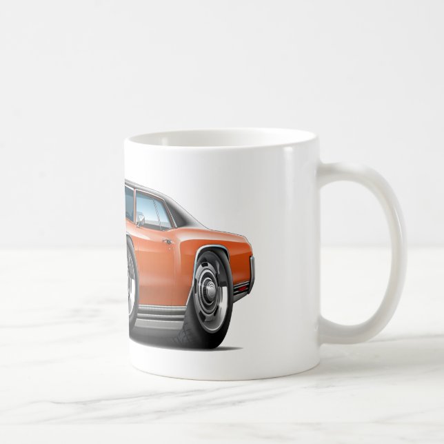 Mug Voiture 1972 supérieure Orange-Noire de Monte (Droite)