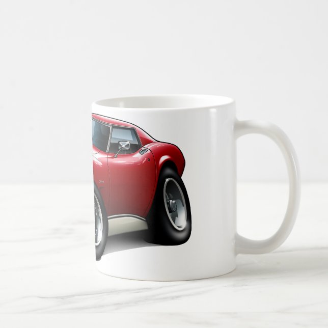 Mug Voiture 1973-76 de rouge de Corvette (Droite)
