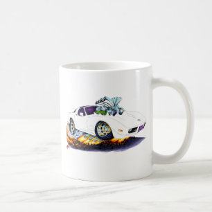 Mug Voiture 1977-79 de blanc de Corvette