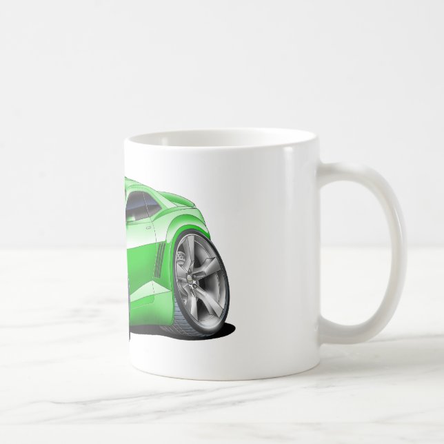 Mug Voiture 2010-11 Vert-Noire de Camaro (Droite)