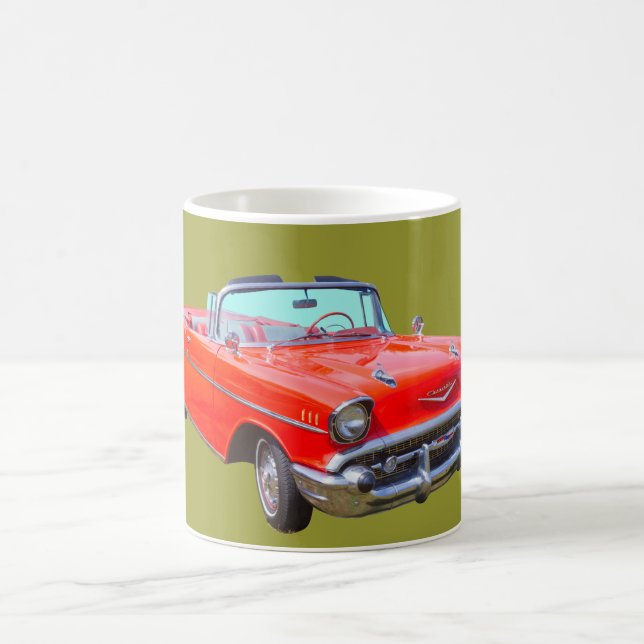 Mug Voiture ancienne 1957 de convertible de Bel Air de (Centre)