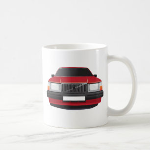 Mug Voiture classique suédoise des années 80 - 90