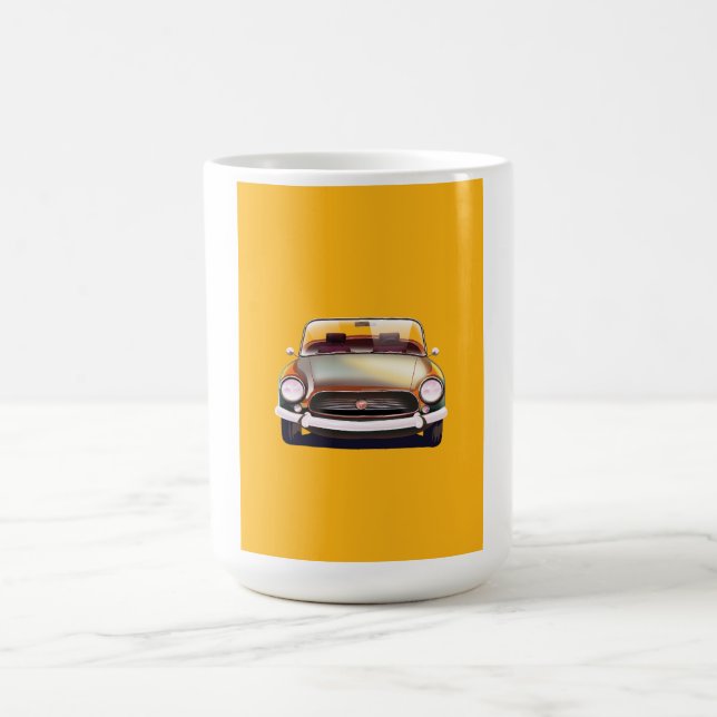 Mug Voiture classique vintage (Centre)