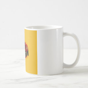 Mug Voiture de course automobile jaune rouge