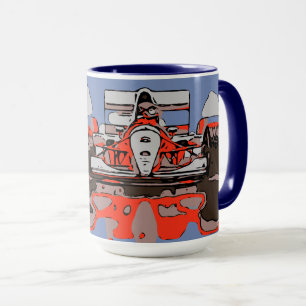MUG VOITURE DE COURSE - MAÎTRE DE PLUIE