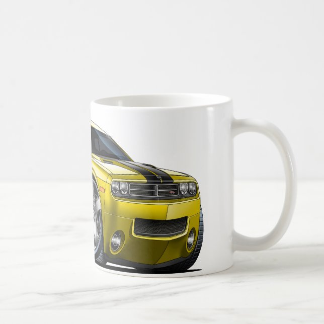 Mug Voiture de jaune de challengeur de Dodge (Droite)