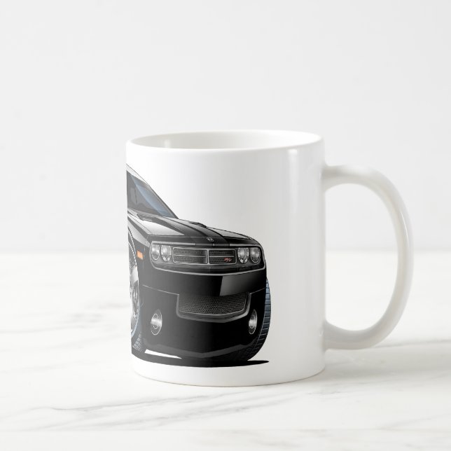 Mug Voiture de noir de challengeur de Dodge (Droite)